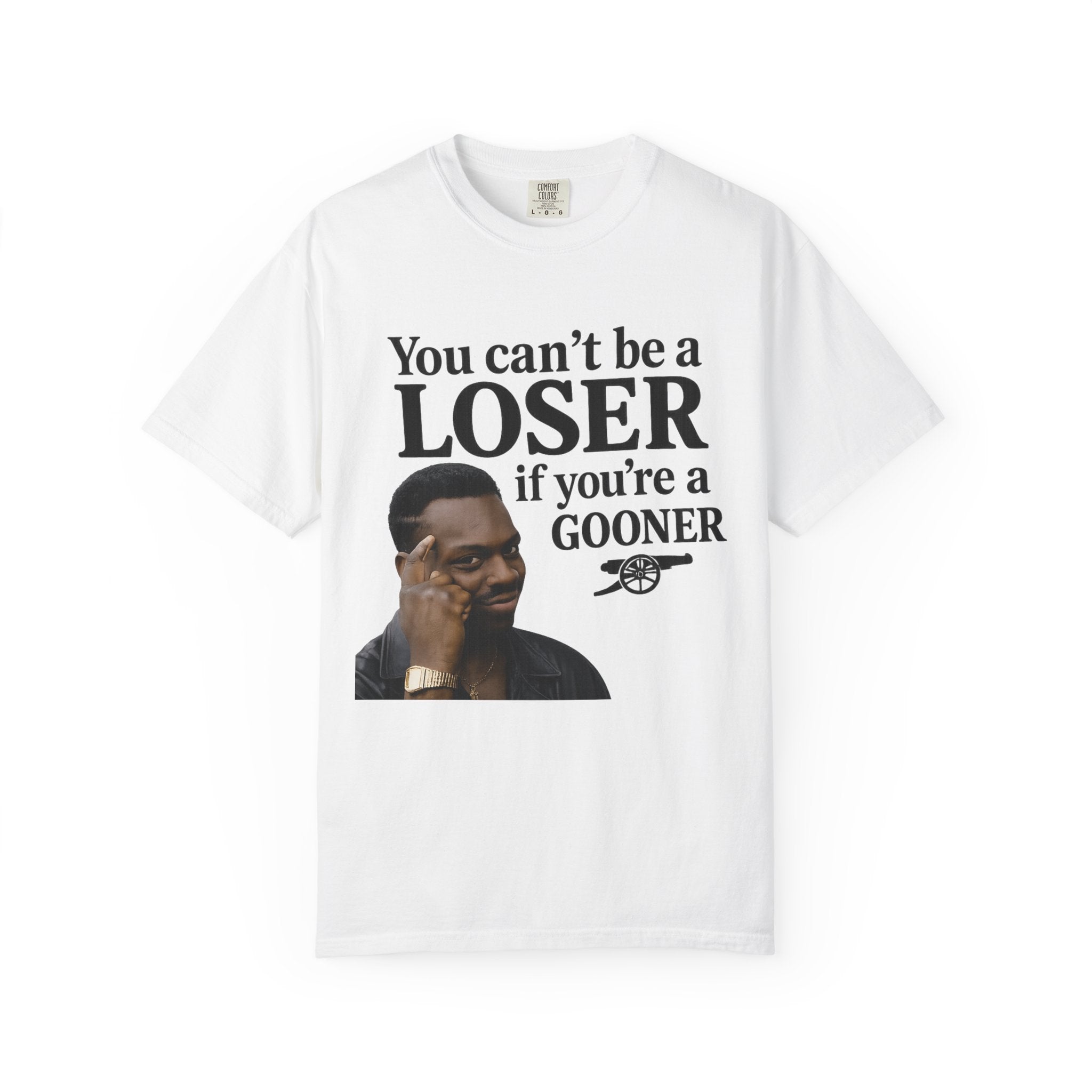Gooner Football Fan T-Shirt - RED & WHITE