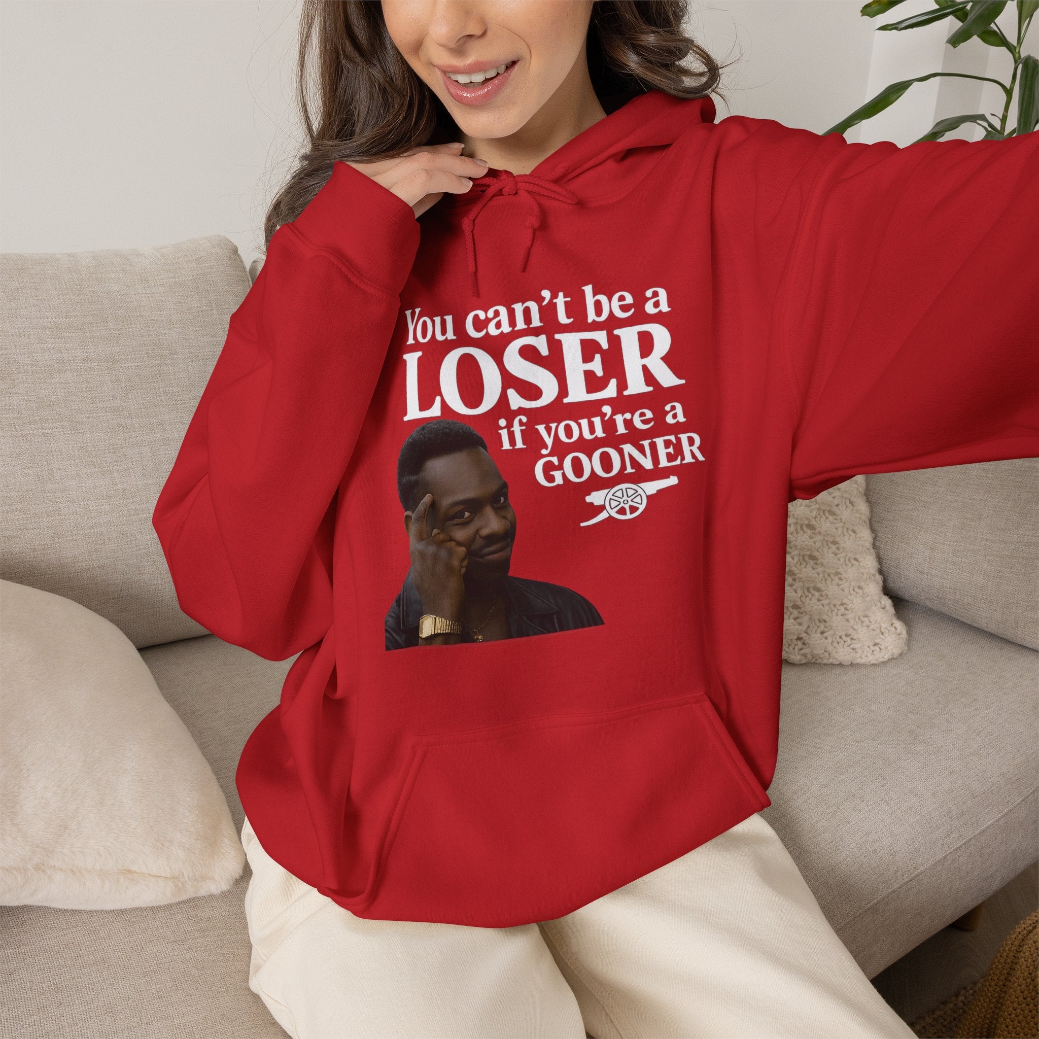 Gooner Fan Hoodie - Red Edition