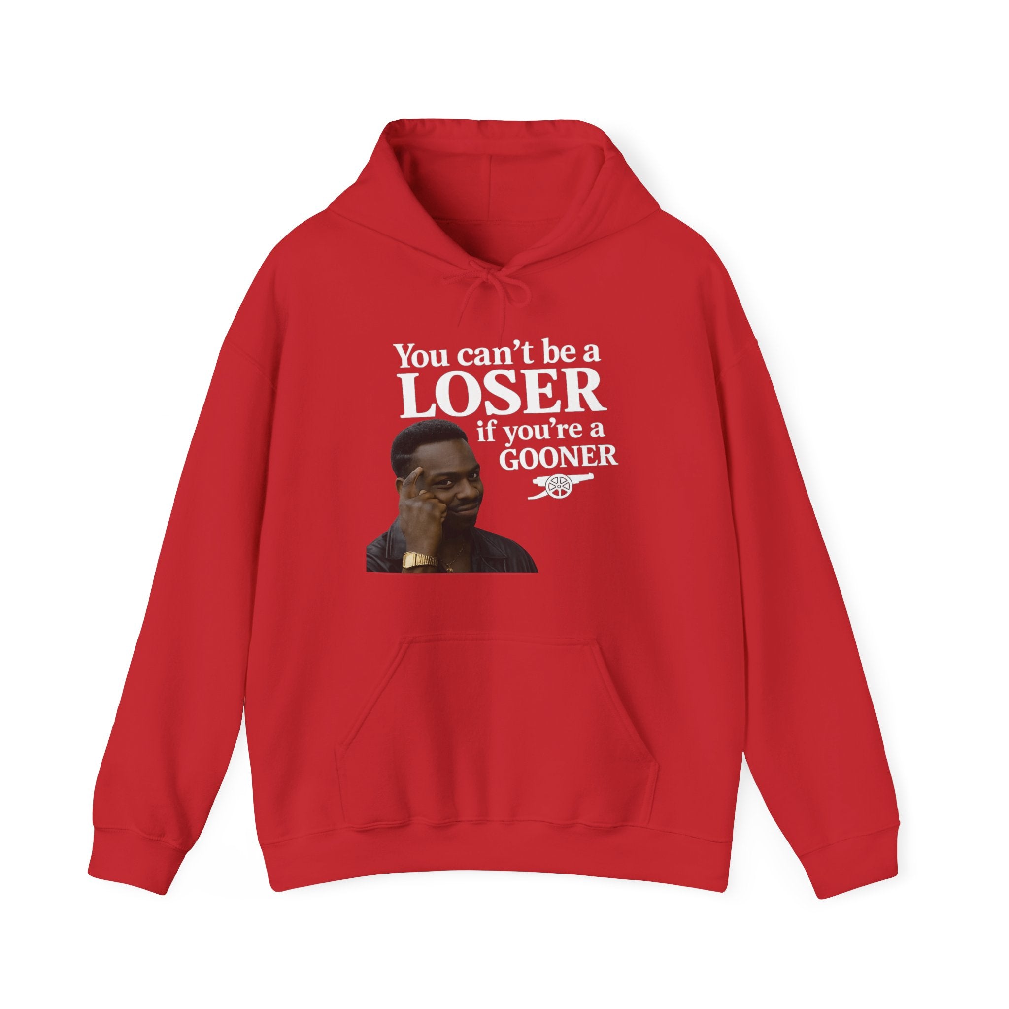 Gooner Fan Hoodie - Red Edition