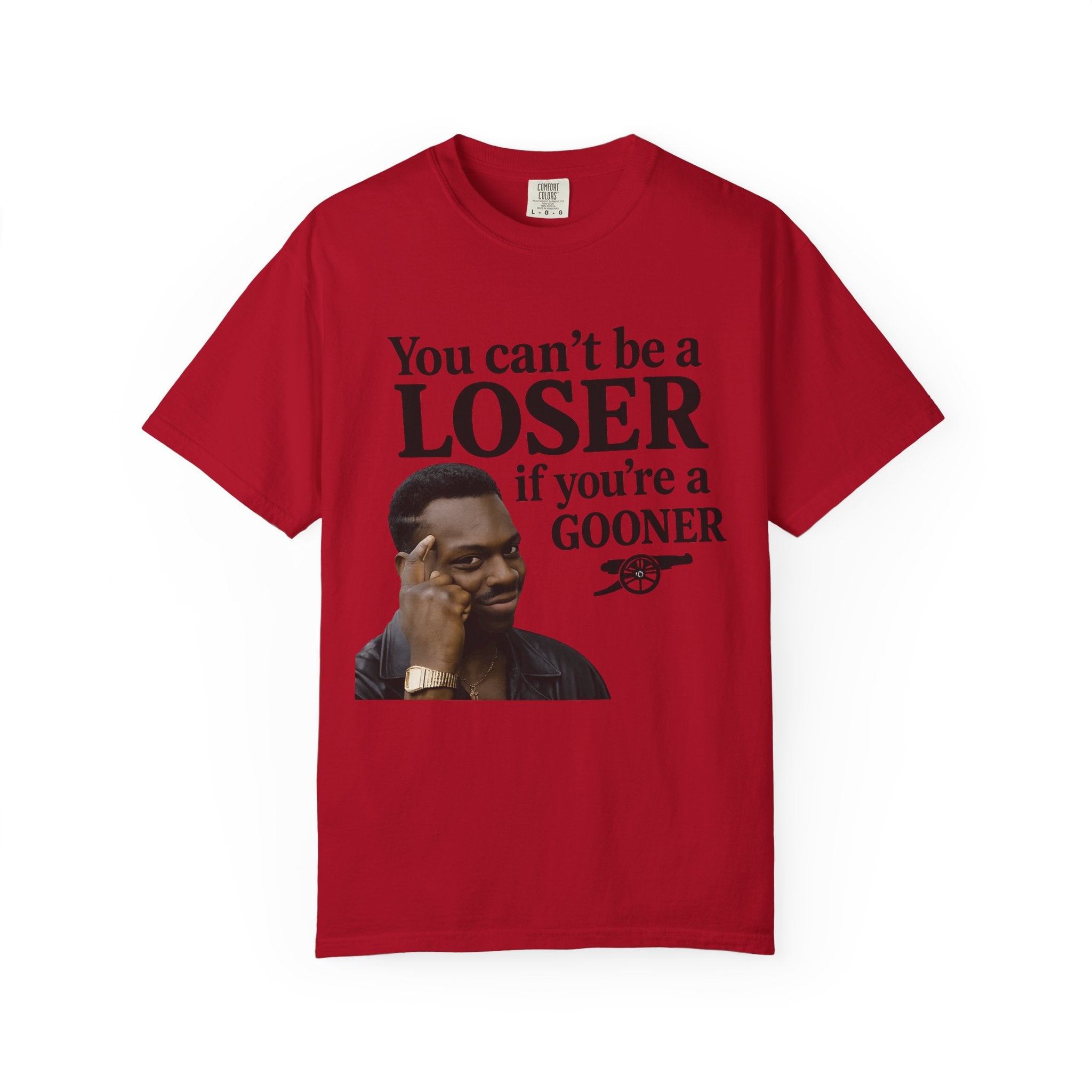 Gooner Football Fan T-Shirt - RED & WHITE